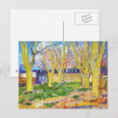 Avenue des Plane Trees nabij Arles Station door Vi Briefkaart (Voorkant / Achterkant)