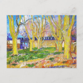 Avenue des Plane Trees nabij Arles Station door Vi Briefkaart
