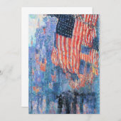 Avenue in de Regen door Frederick Childe Hassam (Voorkant / Achterkant)