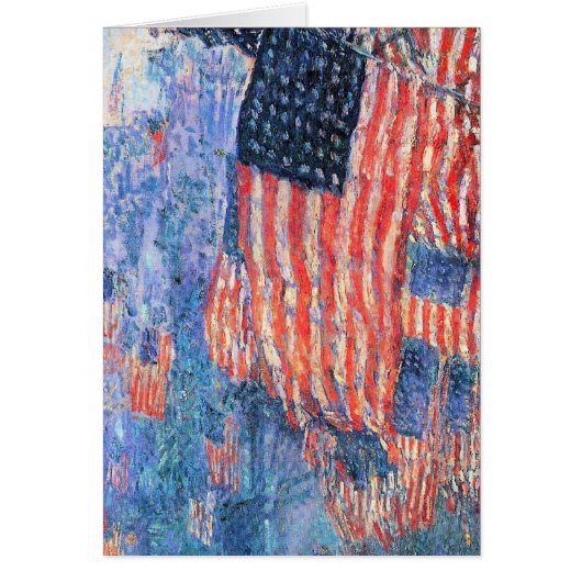 Avenue in de Regen door Frederick Childe Hassam (Voorkant)