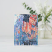 Avenue in de Regen door Frederick Childe Hassam Briefkaart (Staand voorkant)