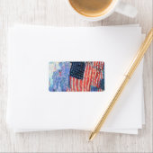 Avenue in de Regen door Frederick Childe Hassam Etiket (Insitu)