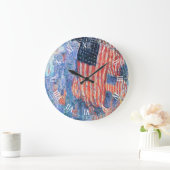 Avenue in de Regen door Frederick Childe Hassam Grote Klok (Huis)