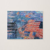 Avenue in de Regen door Frederick Childe Hassam Legpuzzel (Horizontaal)