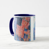 Avenue in de Regen door Frederick Childe Hassam Mok (Voorkant links)