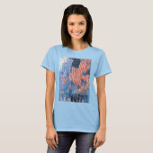 Avenue in de Regen door Frederick Childe Hassam T-shirt (Voorkant volledig)