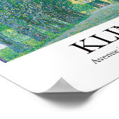 Avenue in het Park van Schloss Kammer Gustav Klimt Poster (Hoek)