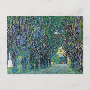 Avenue in Schloss Kammer Park door Gustav Klimt Briefkaart