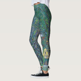 Avenue in Schloss Kammer Park door Gustav Klimt Leggings
