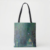 Avenue in Schloss Kammer Park door Gustav Klimt Tote Bag (Voorkant)