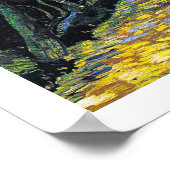 Avenue met bloeiende kastanjebomen in Arles Poster (Hoek)