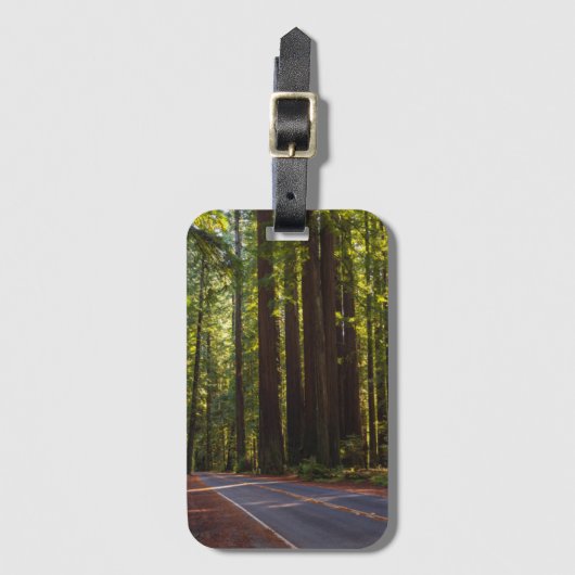 Avenue of Giant Redwood California Bagagelabel (Voorkant (verticaal))