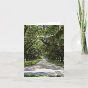 Avenue of Oaks bedankje Bedankkaart