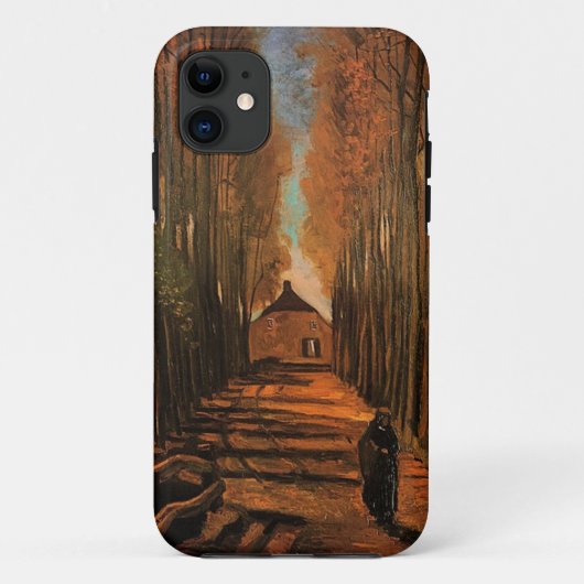 Avenue of Poplars in de herfst, Vincent van Gogh. Case-Mate iPhone Case (Achterkant)