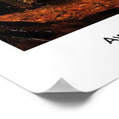 Avenue of Poplars in de herfst, Vincent van Gogh.  Poster (Hoek)