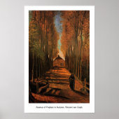 Avenue of Poplars in de herfst, Vincent van Gogh.  Poster (Voorkant)