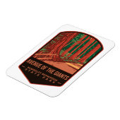 Avenue of the Giants Redwood State Park Magneet (Linkerzijde)