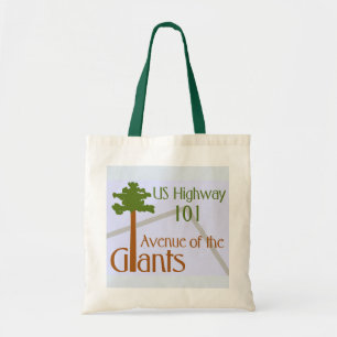 Avenue of the Giants, US Highway 101, Californië Tote Bag
