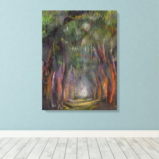 Avenue of the Oaks - Canvas (Insitu (Houten vloer))