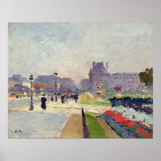 Avenue Paul Deroulede, Tuileries, Parijs Poster (Voorkant)