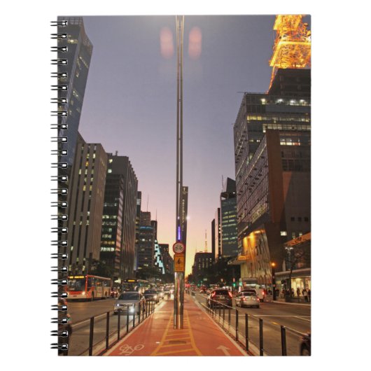 Avenue Paulista - São Paulo Notitieboek (Voorkant)