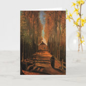 Avenue Poplars in het najaar door Vincent van Gogh Kaart (Gele Bloem)