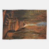 Avenue Poplars in het najaar door Vincent van Gogh Theedoek (Horizontaal)