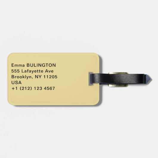 Avenue Sphinxes in Karnak Temple - Egypte Bagagelabel (Achterkant horizontaal)