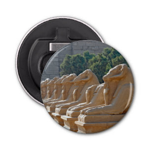 Avenue Sphinxes in Karnak Temple - Egypte Button Flesopener