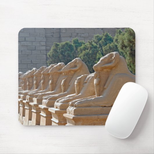 Avenue Sphinxes in Karnak Temple - Egypte Muismat (Met muis)