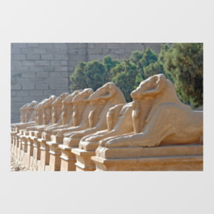 Avenue Sphinxes in Karnak Temple - Egypte Raamsticker