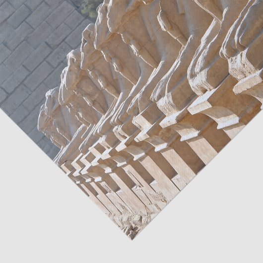 Avenue Sphinxes in Karnak Temple - Egypte Tissuepapier (Detail)