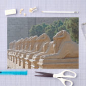 Avenue Sphinxes in Karnak Temple - Egypte Tissuepapier (Craft)