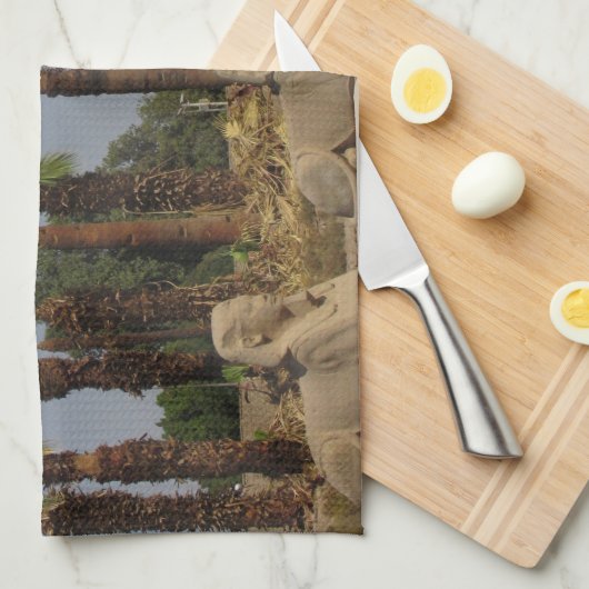 Avenue Sphinxes Tea Towel Theedoek (Quarter Fold)