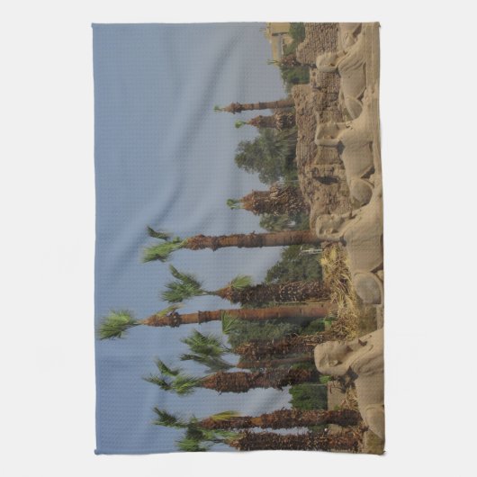 Avenue Sphinxes Tea Towel Theedoek (Verticaal)