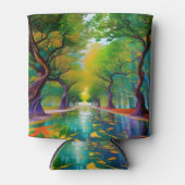 Avenue Trees najaarsbladeren Blikjeskoeler (Voorkant)