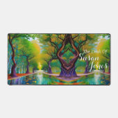 Avenue Trees najaarsbladeren Bureaumat (Voorkant)