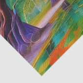 Avenue Trees najaarsbladeren Tissuepapier (Detail)