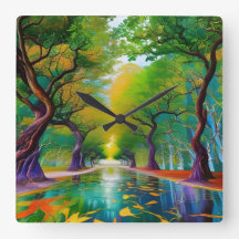 Avenue Trees najaarsbladeren