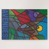 AVENUES 2012 (tekst) Puzzle by Darin Jones Legpuzzel (Horizontaal)