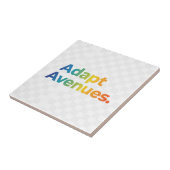 Avenues aanpassen, tegeltje (Zijkant)