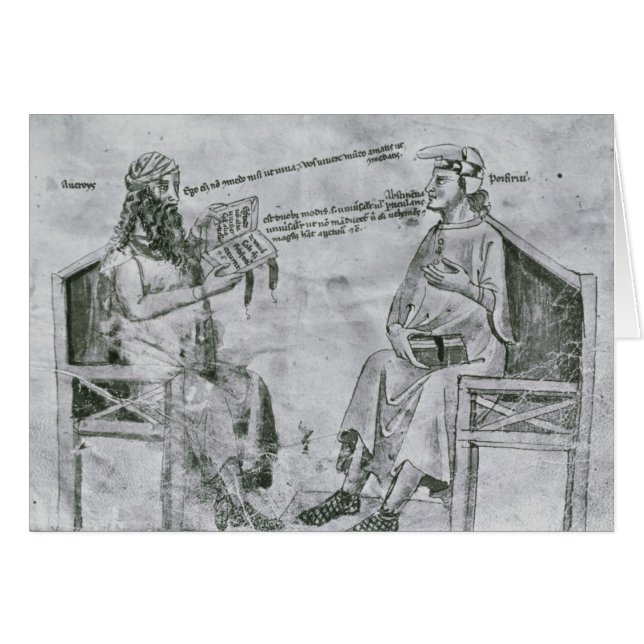 Averroës in discussie met porfyrie (Voorkant Horizontaal)