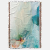 Aversion - Blue Waterverf Deken (Voorkant Verticaal)