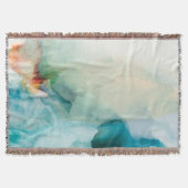 Aversion - Blue Waterverf Deken (Voorkant)