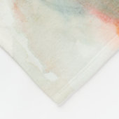 Aversion - Blue Waterverf Fleece Deken (Hoek)