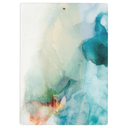 Aversion - Blue Waterverf Klembord (Achterkant)