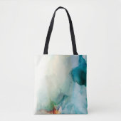 Aversion - Blue Waterverf Tote Bag (Voorkant)