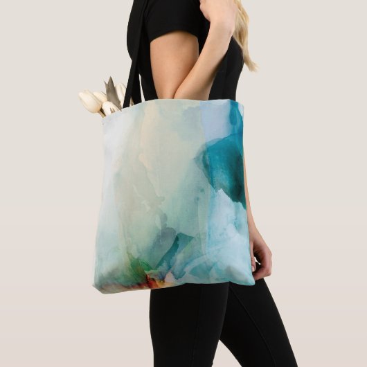 Aversion - Blue Waterverf Tote Bag (Dichtbij)