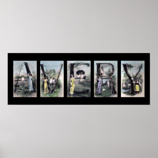 AVERY Alphabet Letter Name Art Poster