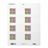 AVERY ETIKETTEN - Pop Art COOKIES (Full Sheet)
